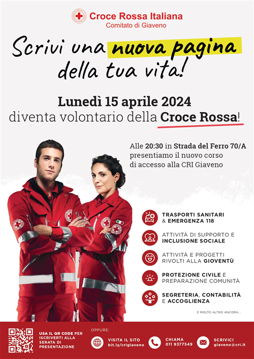 Diventa volontario della Croce Rossa Italiana