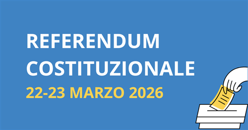 Referendum costituzionale 22 e 23 marzo 2026.