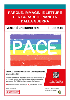 Parole, immagini e letture per curare il pianeta dalla guerra.