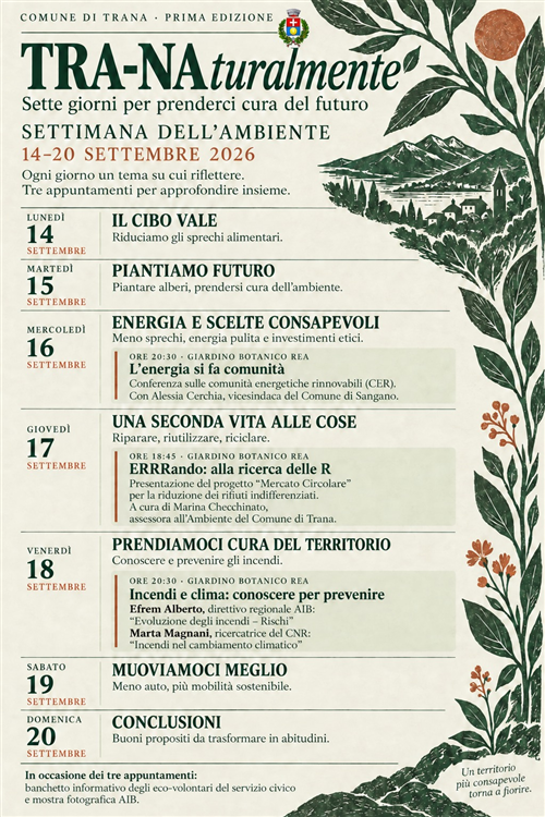 Evento "TRA-NAturalmente"