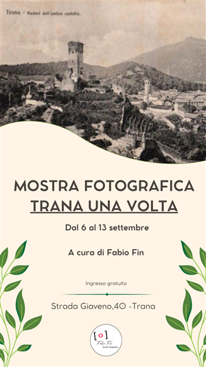 Mostra Fotografica: Trana una volta