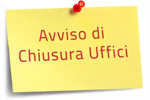 1° giugno 2026 - Avviso di chiusura uffici comunali
