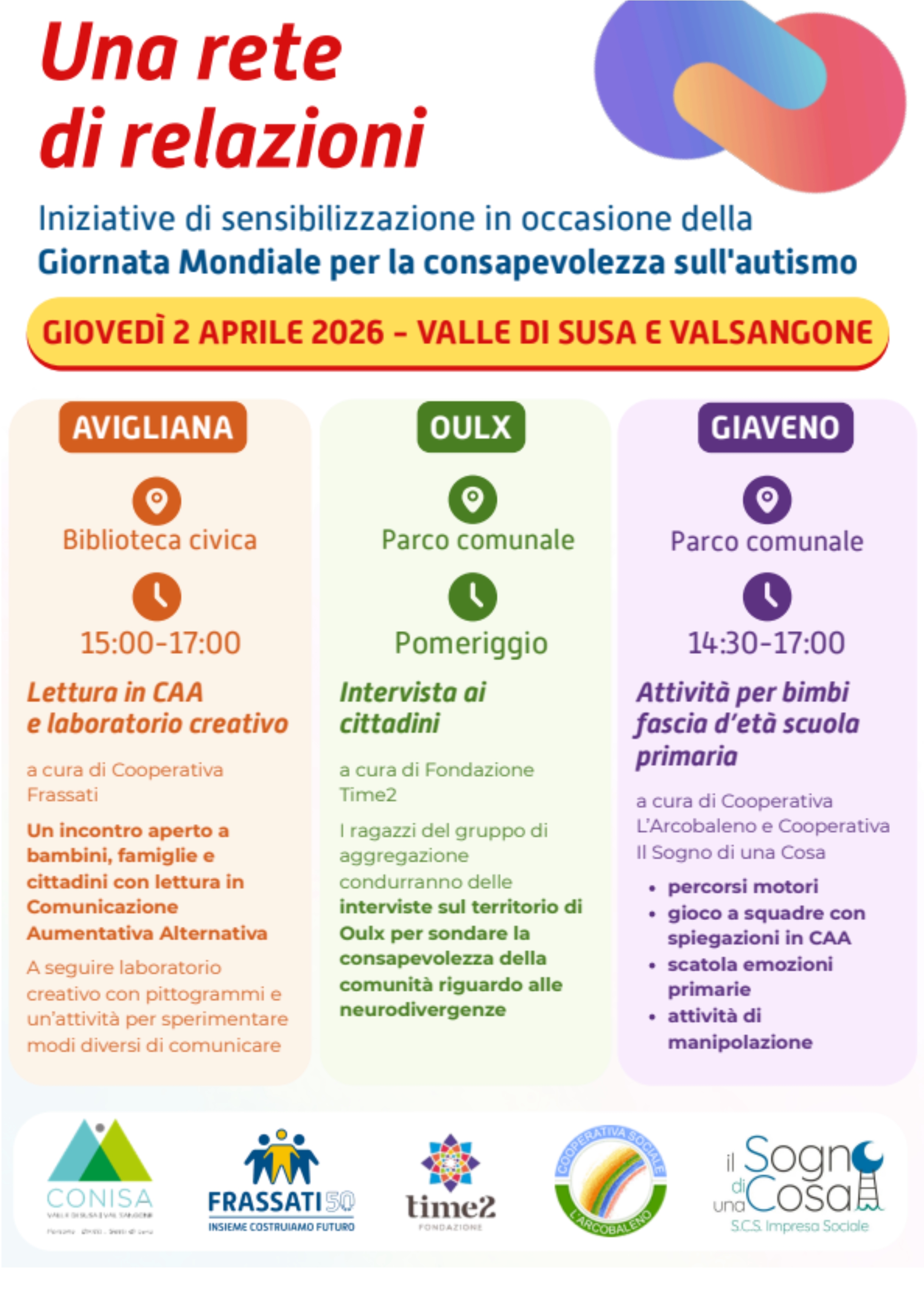 Giornata Mondiale per la consapevolezza sull'autismo